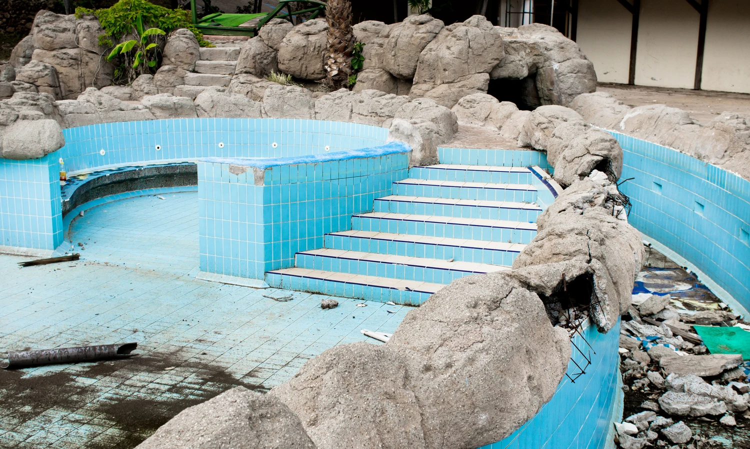 44476140_m (1) (1) Part of a derelict swimming pool in Turkey<br />